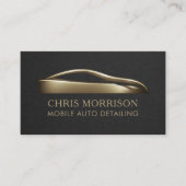 Mobile Autodetailing Visitenkarte (Vorderseite)