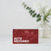 Mobile Automechaniker Visitenkarte (Stehend Vorderseite)