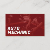 Mobile Automechaniker Visitenkarte (Vorderseite)