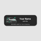 Mobile Autowäsche & Detailierung Custom Namensschild (Vorderseite)