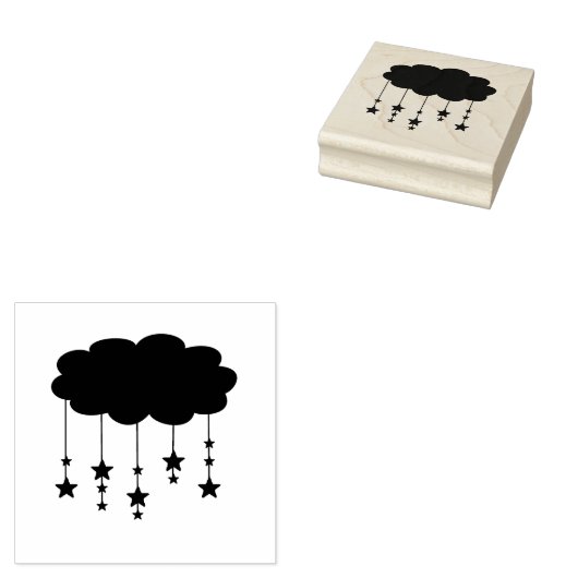 Mobile Babys und Cloud Art Briefmarke Gummistempel (Stempel)