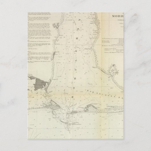 Mobile Bay Postkarte (Vorderseite)