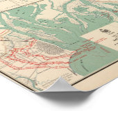 Mobile, Blakely, Messingers Ferry-Canton Poster (Ecke)