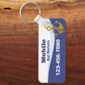 Mobile-Boat-Mechanismus Schlüsselanhänger (Vorderseite)