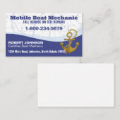 Mobile-Boat-Mechanismus Visitenkarte (Vorne/Hinten)