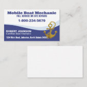 Mobile-Boat-Mechanismus Visitenkarte (Vorne/Hinten)