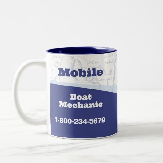 Mobile-Boat-Mechanismus Zweifarbige Tasse (Links)