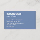 Mobile Car Wash Business Card Visitenkarte (Rückseite)