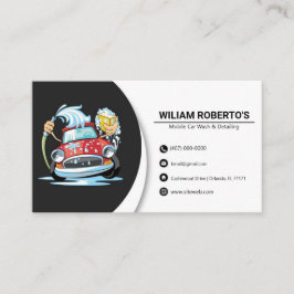 Mobile Car Wash Business Cards Visitenkarte