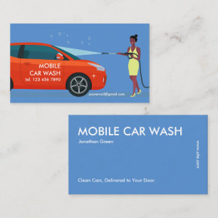 Mobile Car Wash Visitenkarte