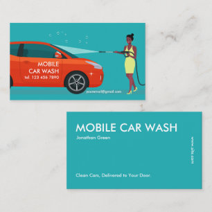 Mobile Car Wash Visitenkarte