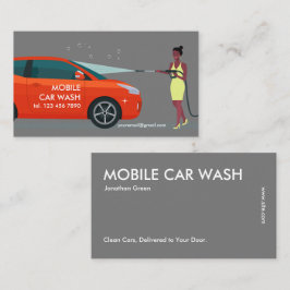 Mobile Car Wash Visitenkarte