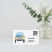 Mobile Car Washing Custom QR Visitenkarte (Stehend Vorderseite)