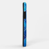 Mobile Case für das blaue Mosaikbild (Hinten/Rechts)