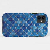 Mobile Case für das blaue Mosaikbild (Rückseite (Horizontal))