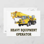 MOBILE CRANE POSTKARTE (Vorne/Hinten)