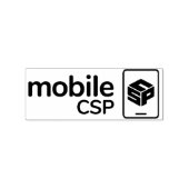 Mobile CSP KautschukBriefmarke Gummistempel (Prägung)