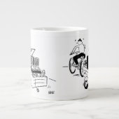 Mobile DJ oder Disk Jockey Jumbo-Tasse (Vorderseite)