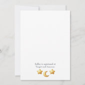 Mobile Einladung zur Babydusche (Rückseite)