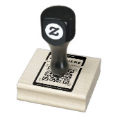 Mobile Icon Qr Code Scan Me Maintenance Manual Gummistempel (Stempel)