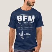Mobile International Airport BFM T-Shirt (Vorderseite)