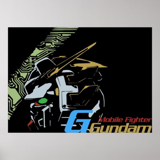 Mobile Kämpfer G Gundam Shining Gundam Poster (Vorne)