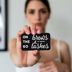 Mobile Lashes Brows Visitenkarte