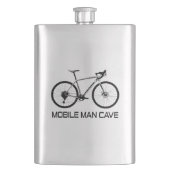 Mobile Man Cave Bike Flachmann (Vorderseite)