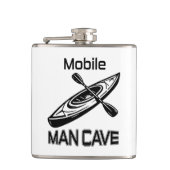 Mobile Man Cave Kayak Flachmann (Vorderseite)