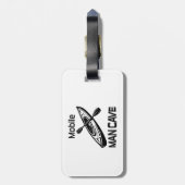 Mobile Man Cave Kayak Gepäckanhänger (Rückseite vertikal)