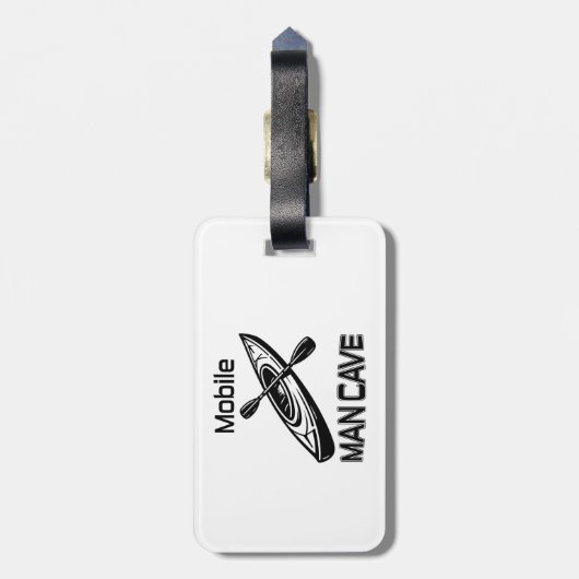 Mobile Man Cave Kayak Gepäckanhänger (Rückseite vertikal)