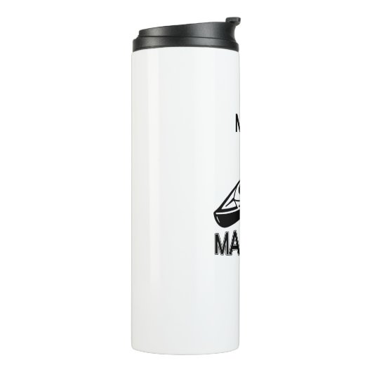 Mobile Man Cave Kayak Thermosbecher (Nach links gedreht)