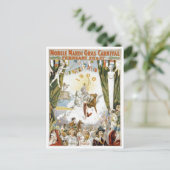 Mobile Mardi Gras1900 Poster Postkarte (Stehend Vorderseite)