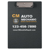 Mobile Mechanic Auto Car Repair Services Klemmbrett (Vorderseite)