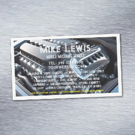 Mobile Mechanik Magnetische Visitenkarte