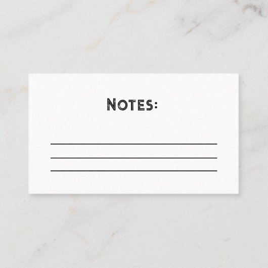 Mobile Mechanik Visitenkarte (Rückseite)