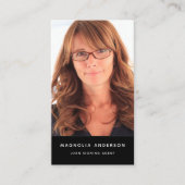 Mobile Notar-Foto Fügen Sie Ihre Logos soziale Med Visitenkarte (Vorderseite)