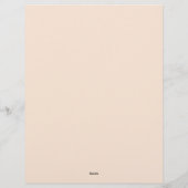 Mobile Notar & Loan Signature Agent Pink Agate Fly Briefbogen (Rückseite)