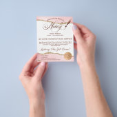 Mobile Notar & Loan Signature Agent Pink Agate Fly Flyer (Gruppe)