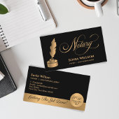 Mobile Notar & Loan Signature Agent Pink Agate Fly Visitenkarte