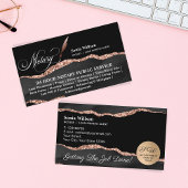 Mobile Notar & Loan Signing Agent Black Agate Bus Visitenkarte