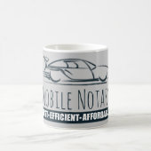 Mobile Notar Public Fast Car Kaffeetasse (Mittel)