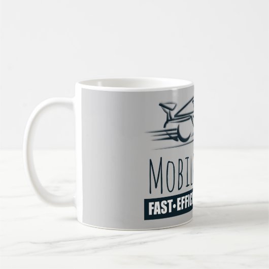 Mobile Notar Public Fast Car Kaffeetasse (Links)