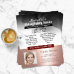 Mobile Notar Service Rose Gold Border Foto Flyer<br><div class="desc">Mobile Notary & Loan Signing Agent Beruflich Foto Flyer.</div>