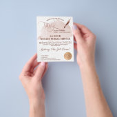 Mobile Notar- und Kreditsignatur Rosa-Gate-Fliege Flyer (Gruppe)