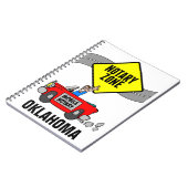 Mobile Notar Zone Red Sports Car Oklahoma Notizblock (Linke Seite)