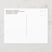 Mobile Notare Service Rose Gold Foto Postkarte (Rückseite)