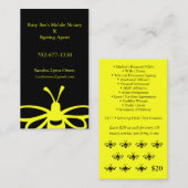 Mobile Notary Loyalty-Card des Busy Bee 20 Dollar Visitenkarte (Vorne/Hinten)
