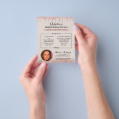 Mobile Notdienste Moderne Rose Gold Tropfen Flyer (Gruppe)