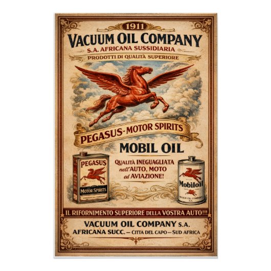 mobile oil companty poster (Vorderseite)